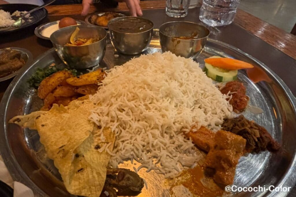 ネパール・カトマンズのネパール料理「Jimbu Thakali 」