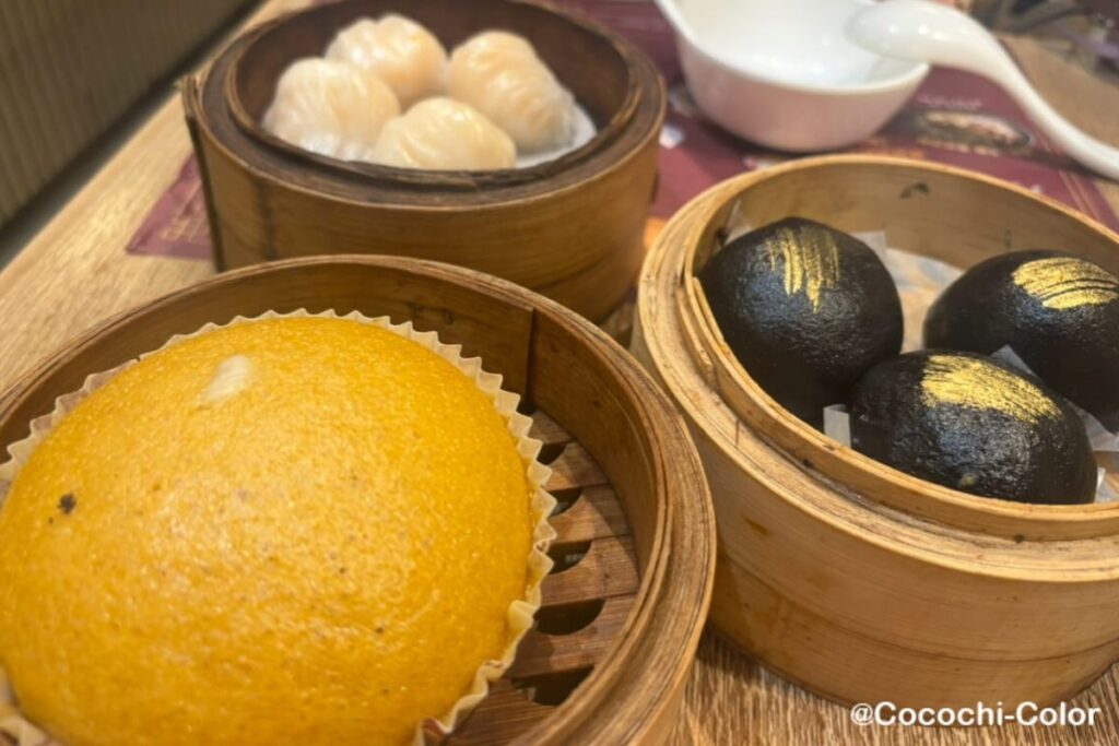 香港飲茶巡り「Dim Sum Here」エビ餃子・ バン＆スポンジケーキ