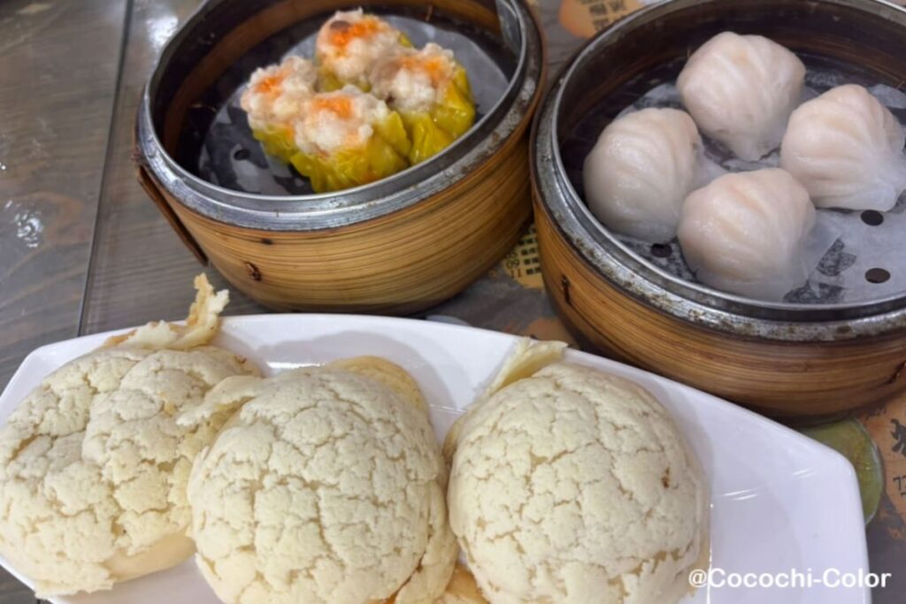 香港飲茶巡り「優点　点心専門店」のスノーマウンテン