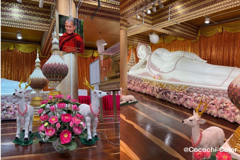 タイ・カオコーのワット・パーソンケーオ（Wat Pha Sorn Kaew）の中