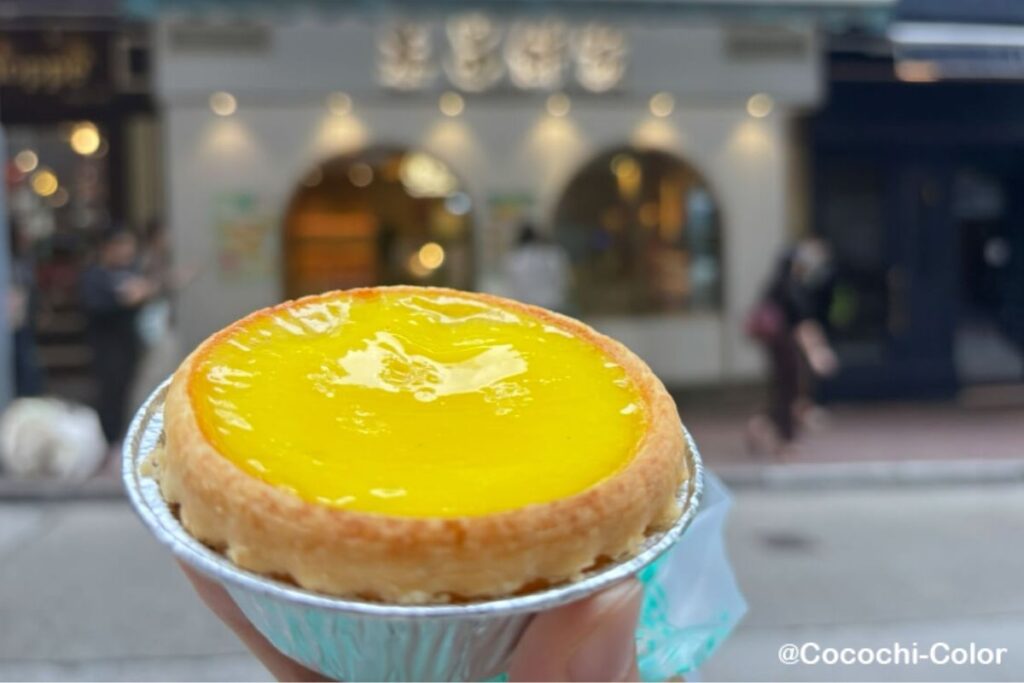 香港マカオのスイーツ・エッグタルト「泰昌餅家」エッグタルト