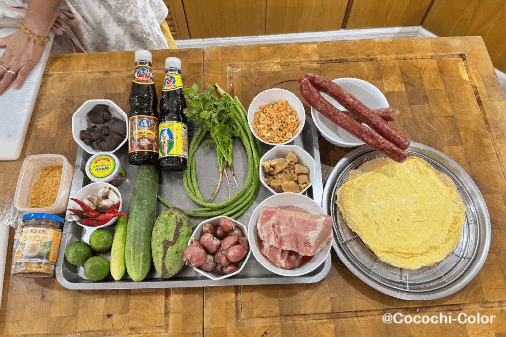 カオクルックガピの材料