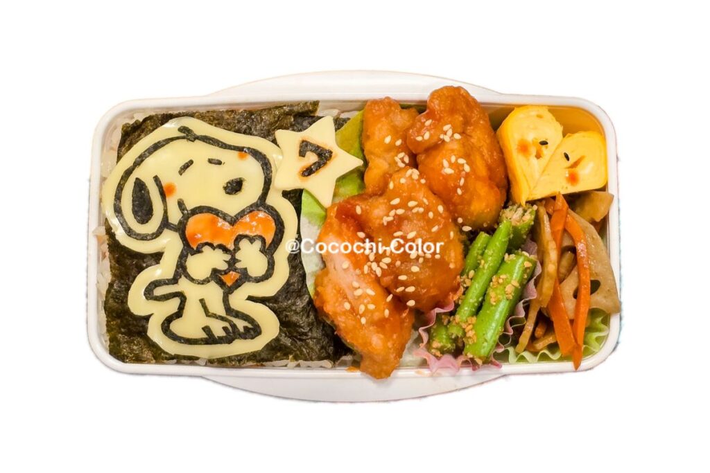 海外キャラ弁当「スヌーピー」
