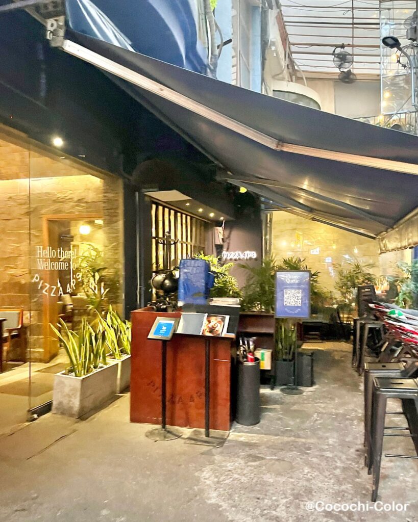 ホーチミンの人気ピザレストラン「Pizza 4P’s」の外観