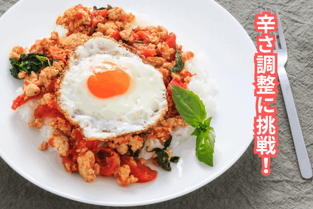 バンコク, ガパオライス.タイ料理.おすすめ.在住者厳選,辛さ調整,タイ語