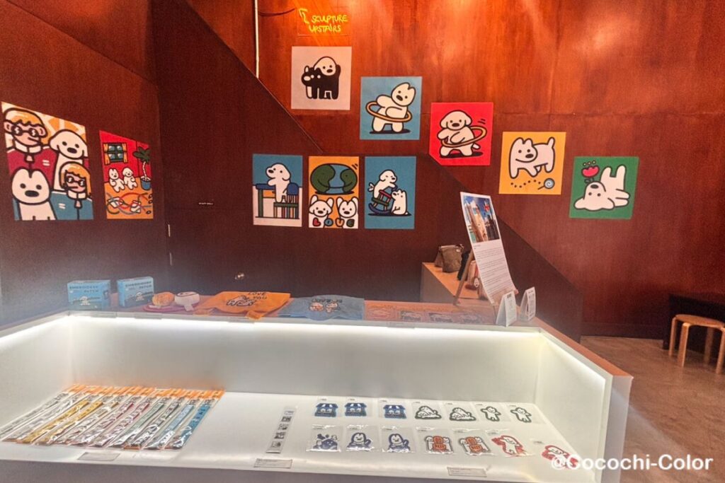 バンコクカフェBONCI 日本のイラストレーター松井さ　んとコラボグッズ