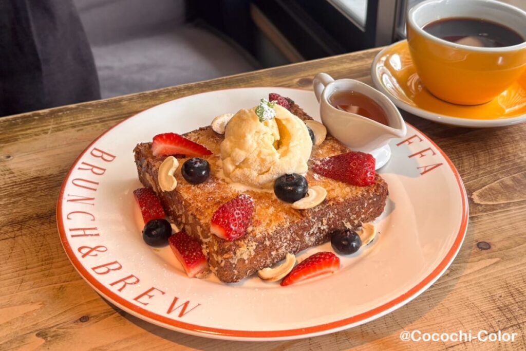 バンコク　フレンチトースト　カフェ　アーリーカフェ　Kaffa: Brunch and Brew　フレンチトースト