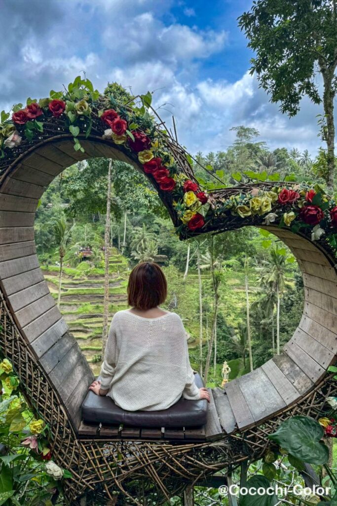 ウブドでブランコが楽しめるスポット「Uma Ceking」