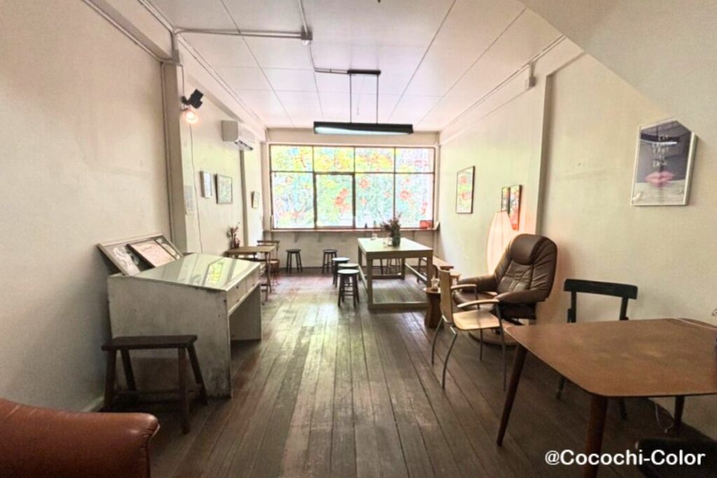 プロンポンの作業カフェ「Bask Project」の店内写真